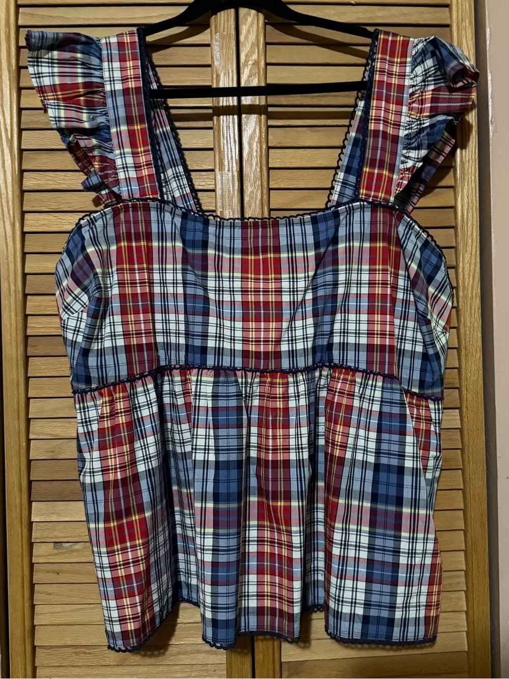 TORRID Belle Isle size 1 NWOTS RUFFLE SLEEVE TANK